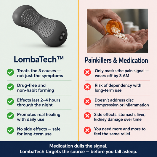 LombaTech™ — Pre-Sleep Back Therapy Device