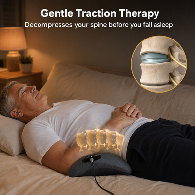 LombaTech™ — Pre-Sleep Back Therapy Device